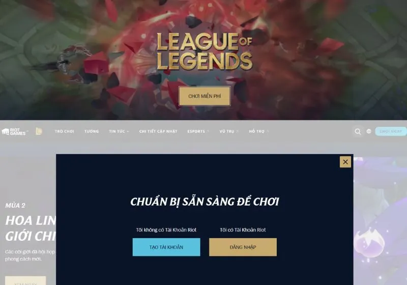 cách chơi liên minh huyền thoại trên pc