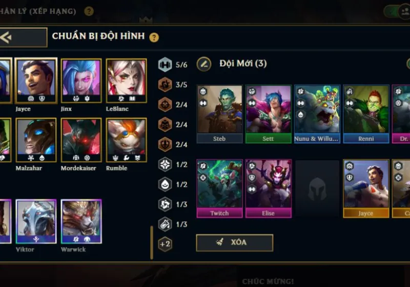 đội hình tft đấu sĩ xạ thủ