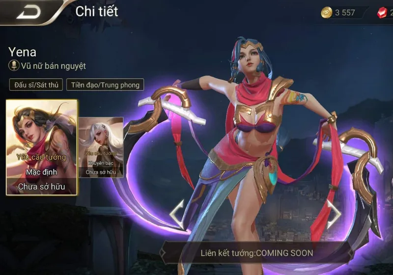 danh sách tướng nữ Liên Quân Mobile