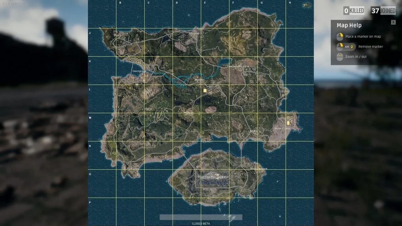 Bản đồ PUBG mới nhất - Hướng dẫn cách tải, ký hiệu và các mẹo chơi